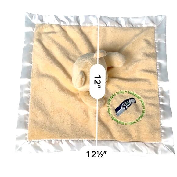 BabyFanatic Seattle‎ Seahawks Security Blanket Bear Licensed Lovie Lovey Buddy - Picture 7 of 12